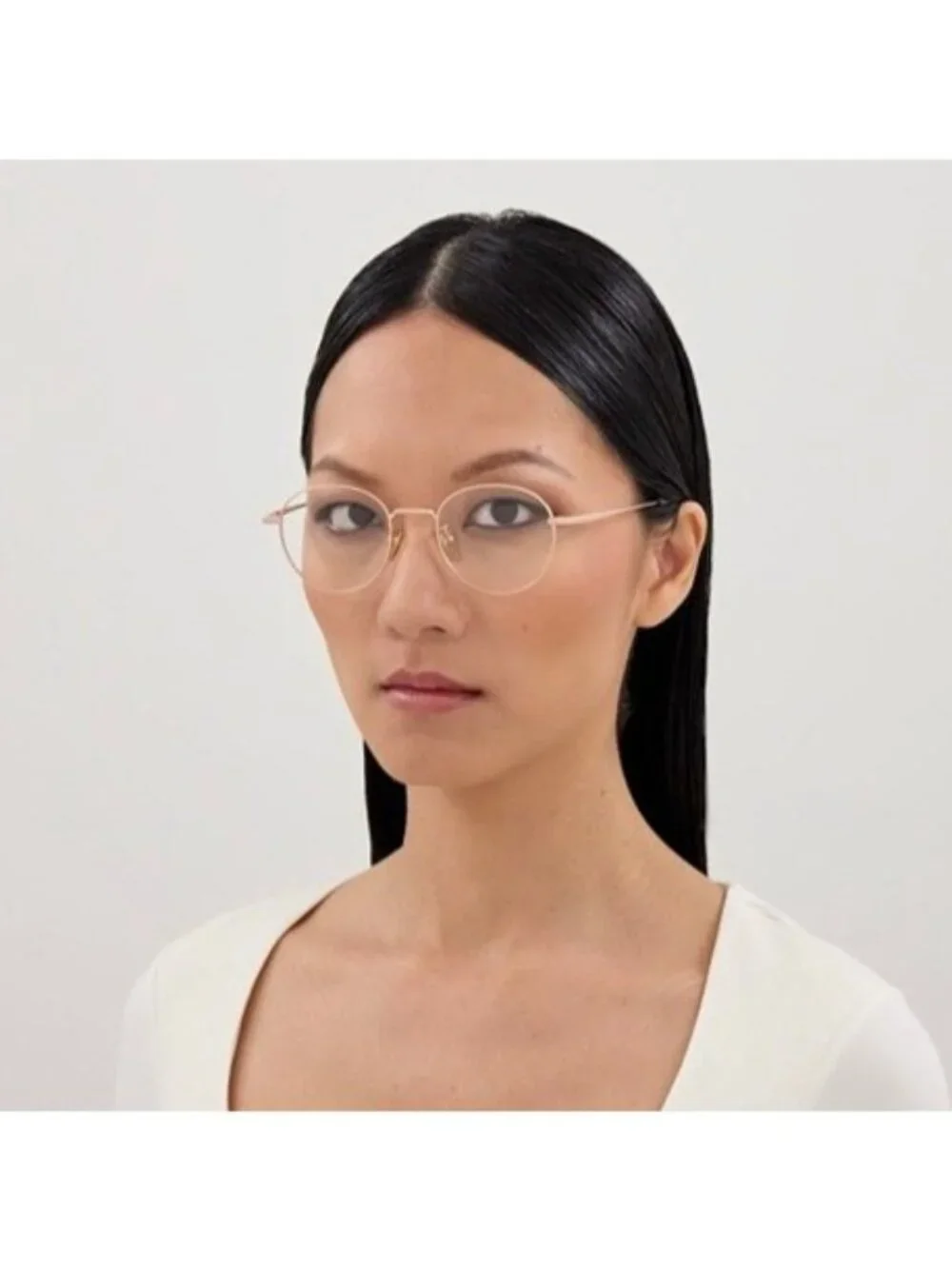 Gucci GG2004OA 002 Eyeglasses Gold 50mm Round Frame